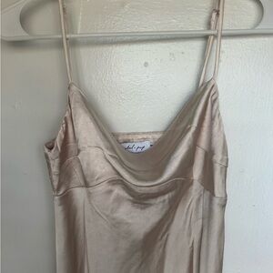 Petal and Pup Elegant Satin Slip Dress
